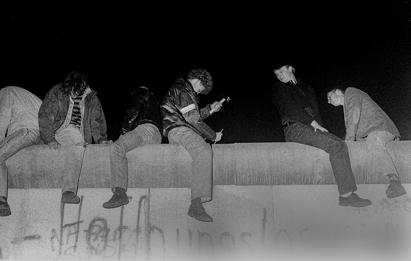 BERLIN MAUERFALL 9 NOV 1989
